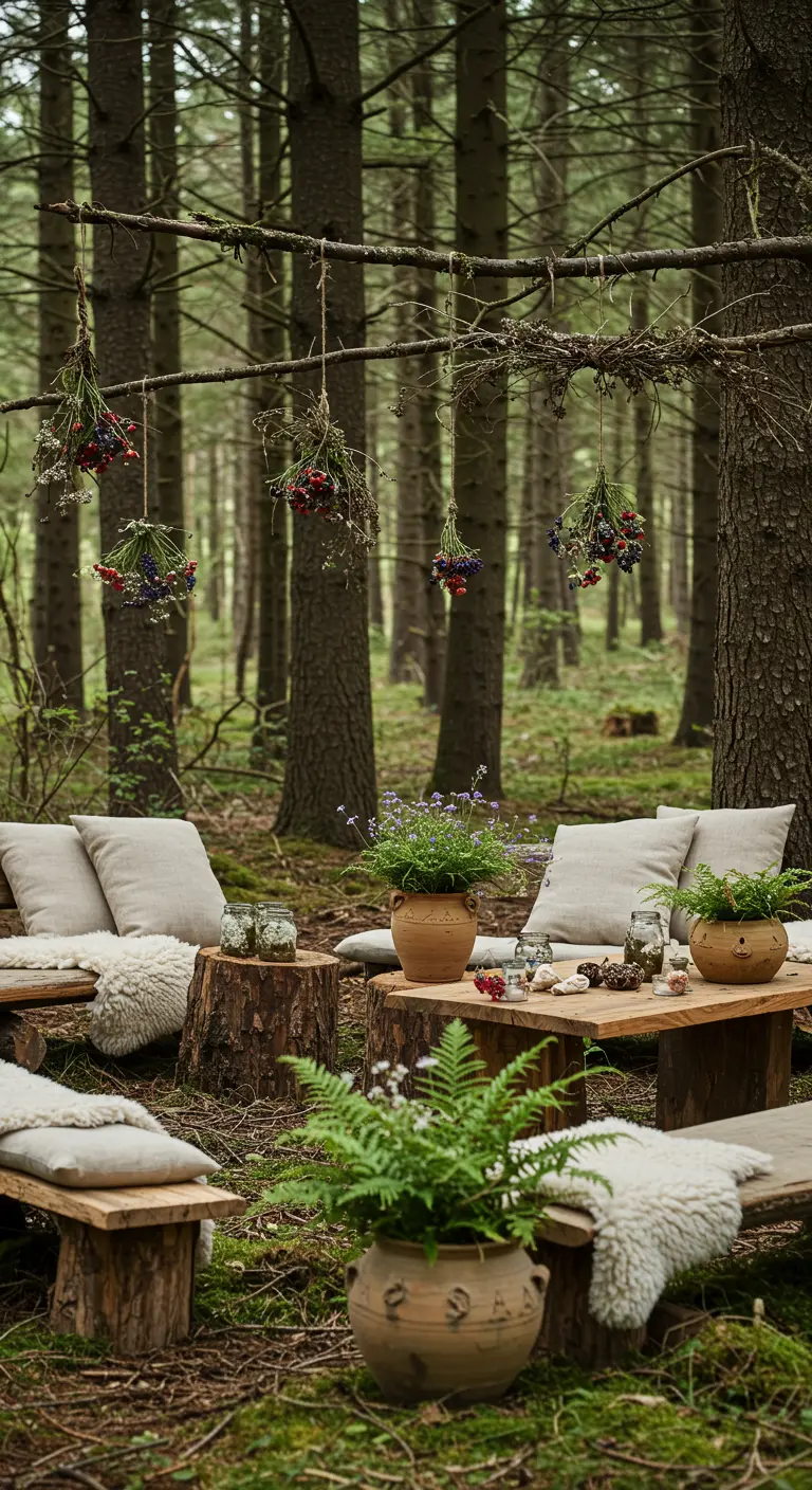 Toit-terrasse aménagé en potager urbain avec banc et pergola fleurie.